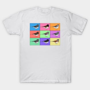 Warhol Birds - Dark-eyed junco T-Shirt